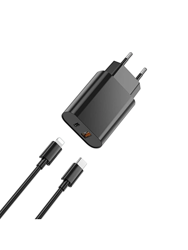 20W Quick Charger with USB C to Lightning